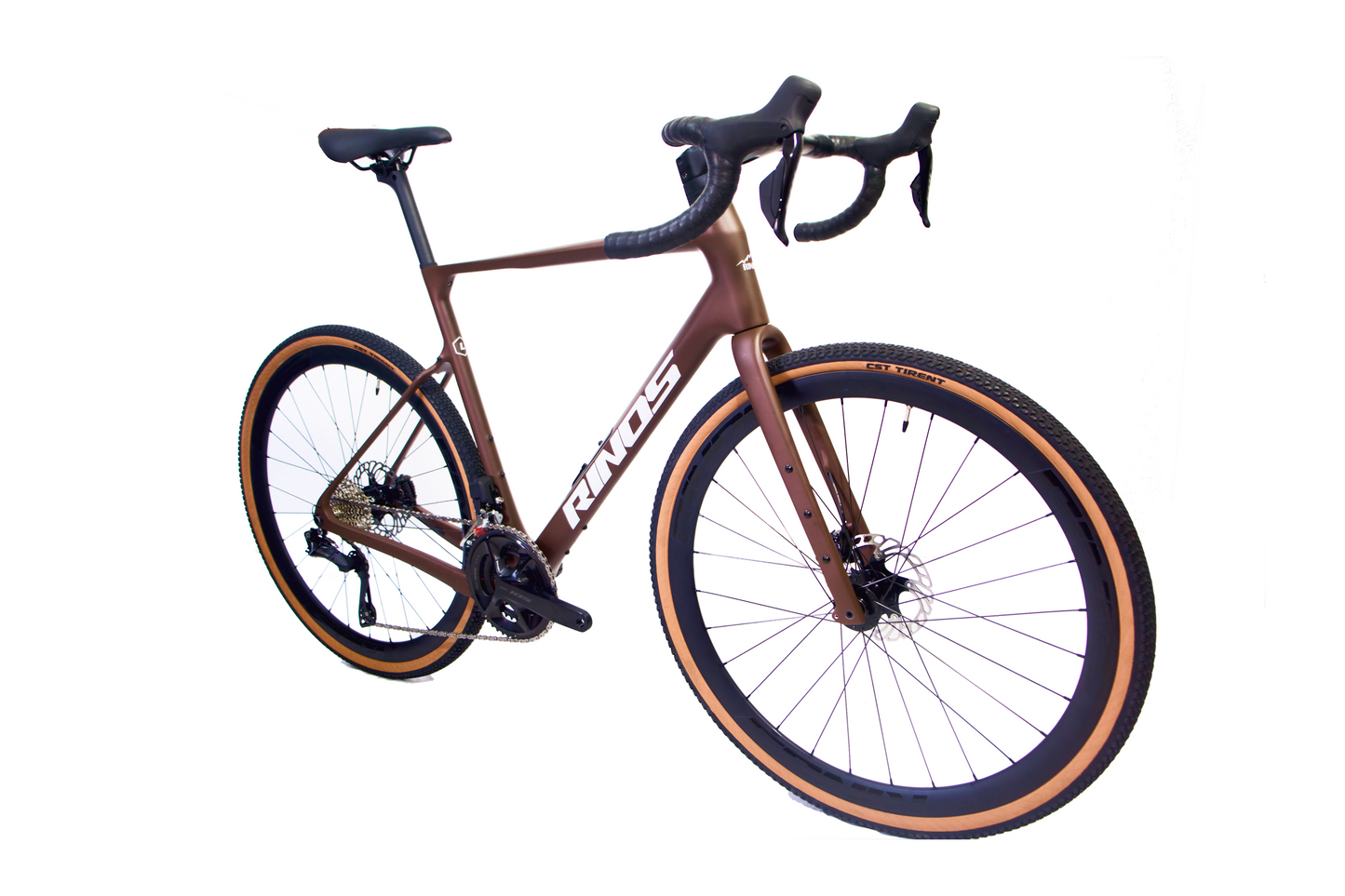 RINOS Vélo de gravel en carbone Sandman 8.0 Shimano 105 Di2 R7150