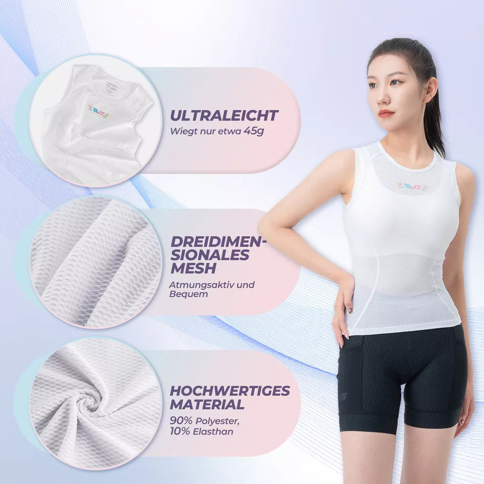 ROCKBROS TVI maillot de cyclisme maillot de corps sans manches femme chemise fonctionnelle gilet