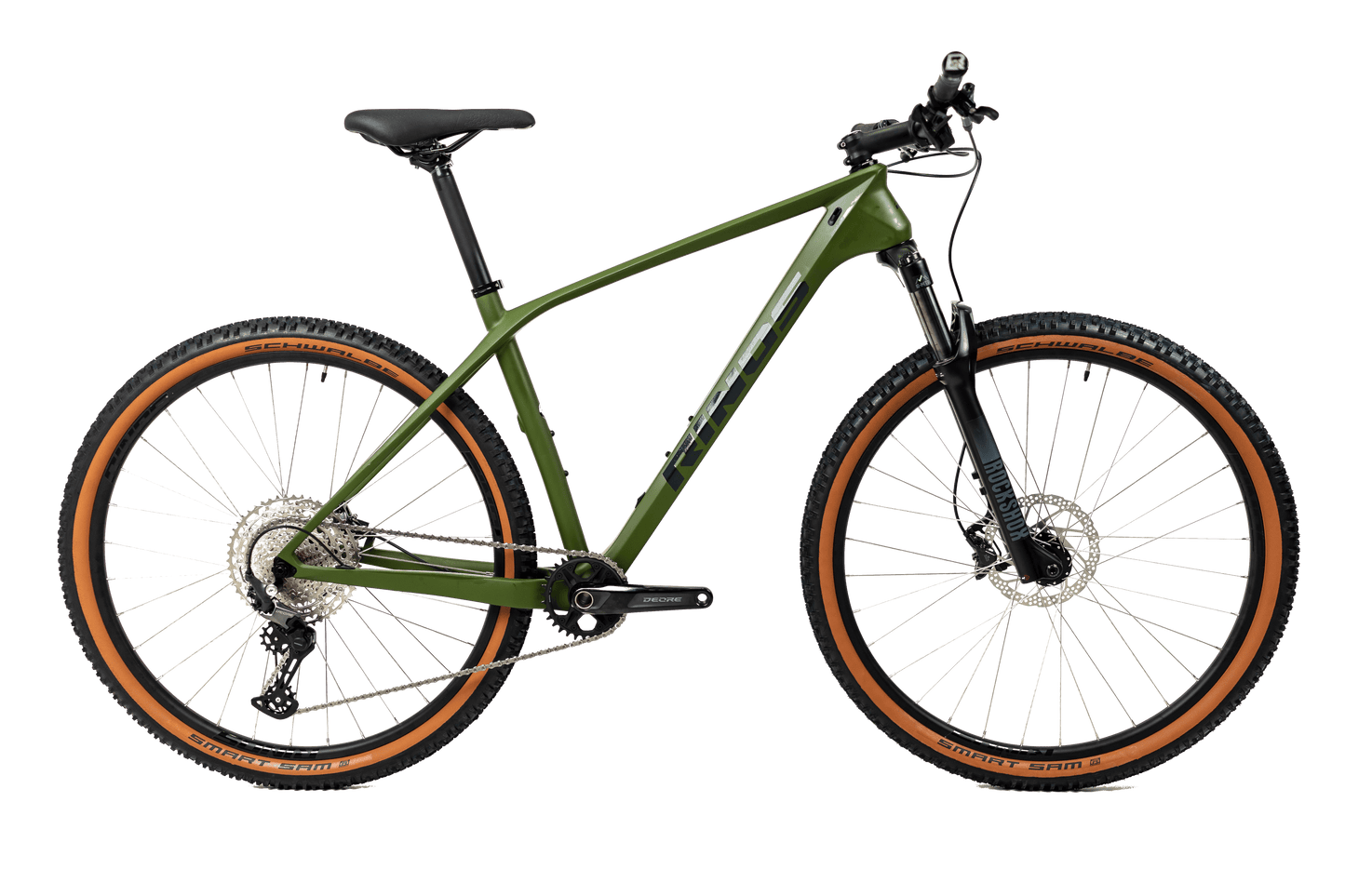 Cadre de vélo en carbone RINOS T800 pour VTT semi-rigide léger