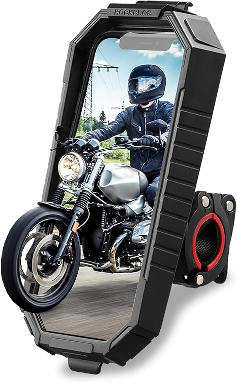 ROCKBROS support téléphone portable support vélo moto universel 360° étanche