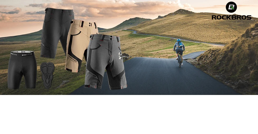 ROCKBROS Pantalon Elite avec cuissard intérieur & rembourrage Hommes