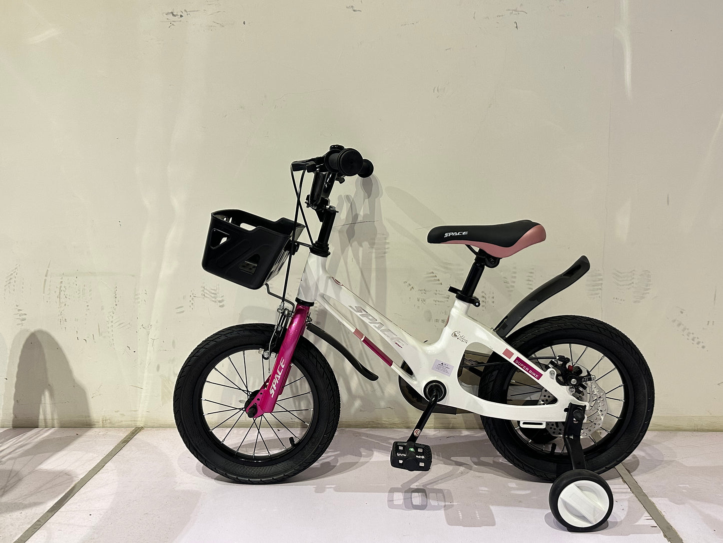 Vélo enfant SKYS de 3 à 9 ans 14/16/18 pouces rose