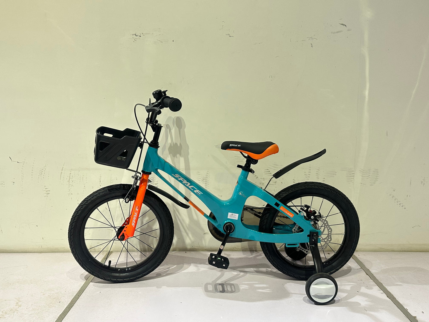 Vélo enfant SKYS de 3 à 9 ans 14/16/18 pouces bleu orange