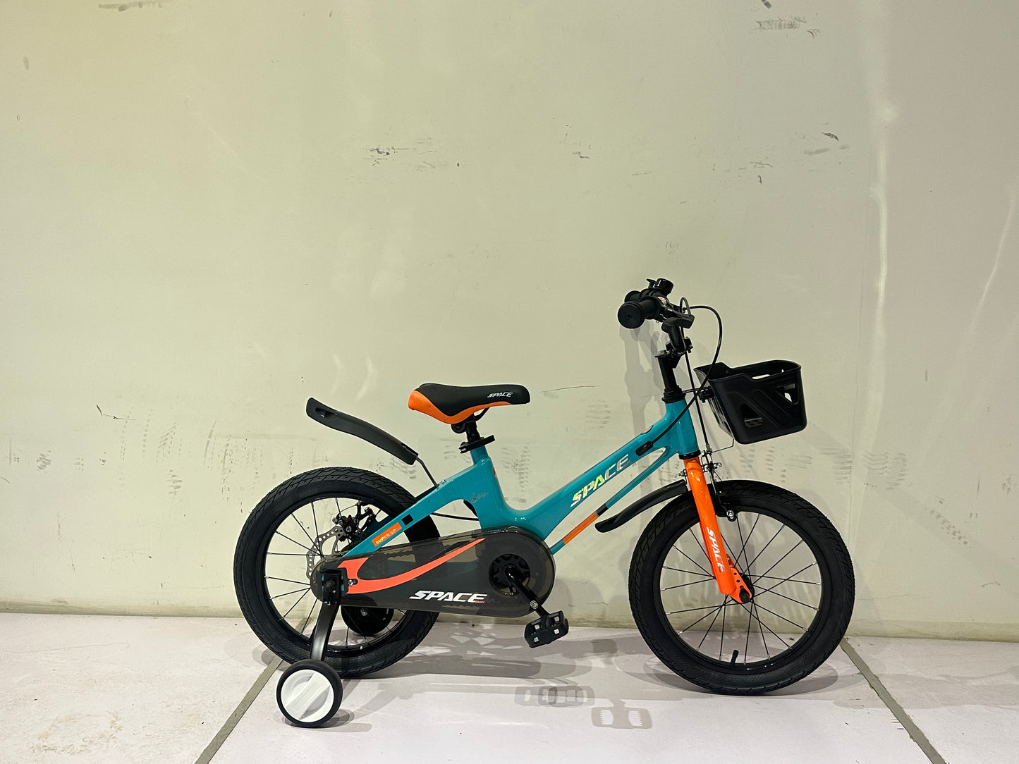 Vélo enfant SKYS de 3 à 9 ans 14/16/18 pouces bleu orange