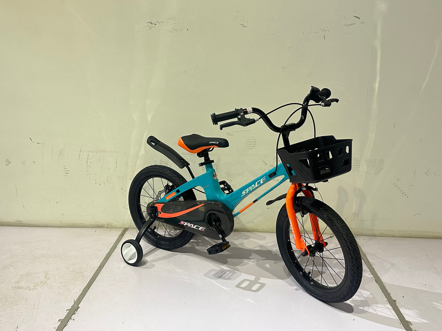 Vélo enfant SKYS de 3 à 9 ans 14/16/18 pouces bleu orange