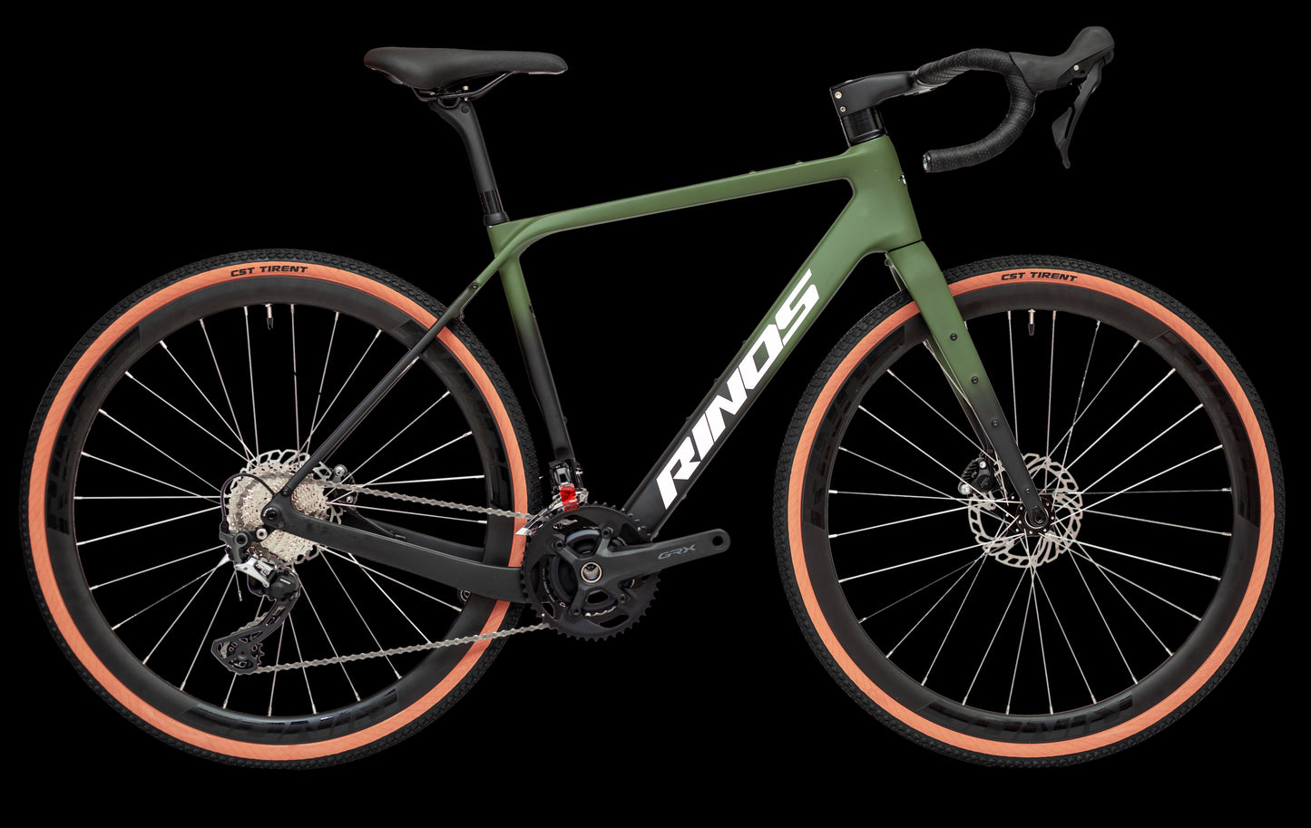 RINOS Vélo de gravel en carbone Sandman4.0 Shimano GRX400