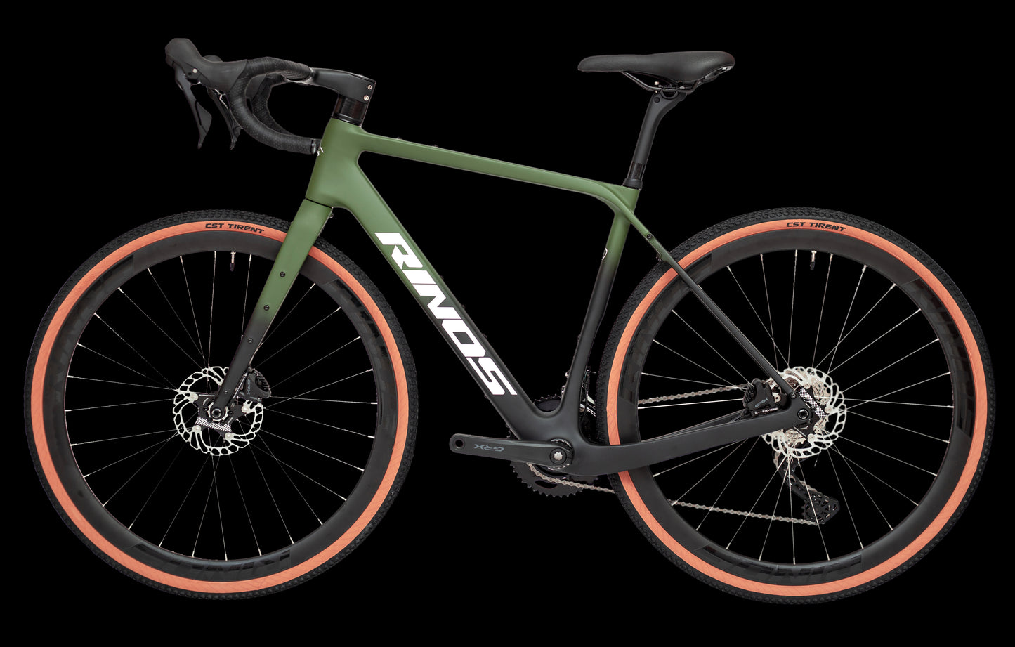 RINOS Vélo de gravel en carbone Sandman4.0 Shimano GRX400