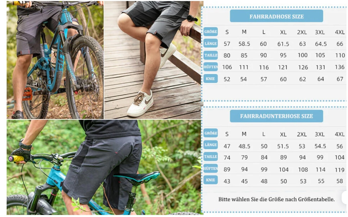 ROCKBROS Pantalon Elite avec cuissard intérieur & rembourrage Hommes