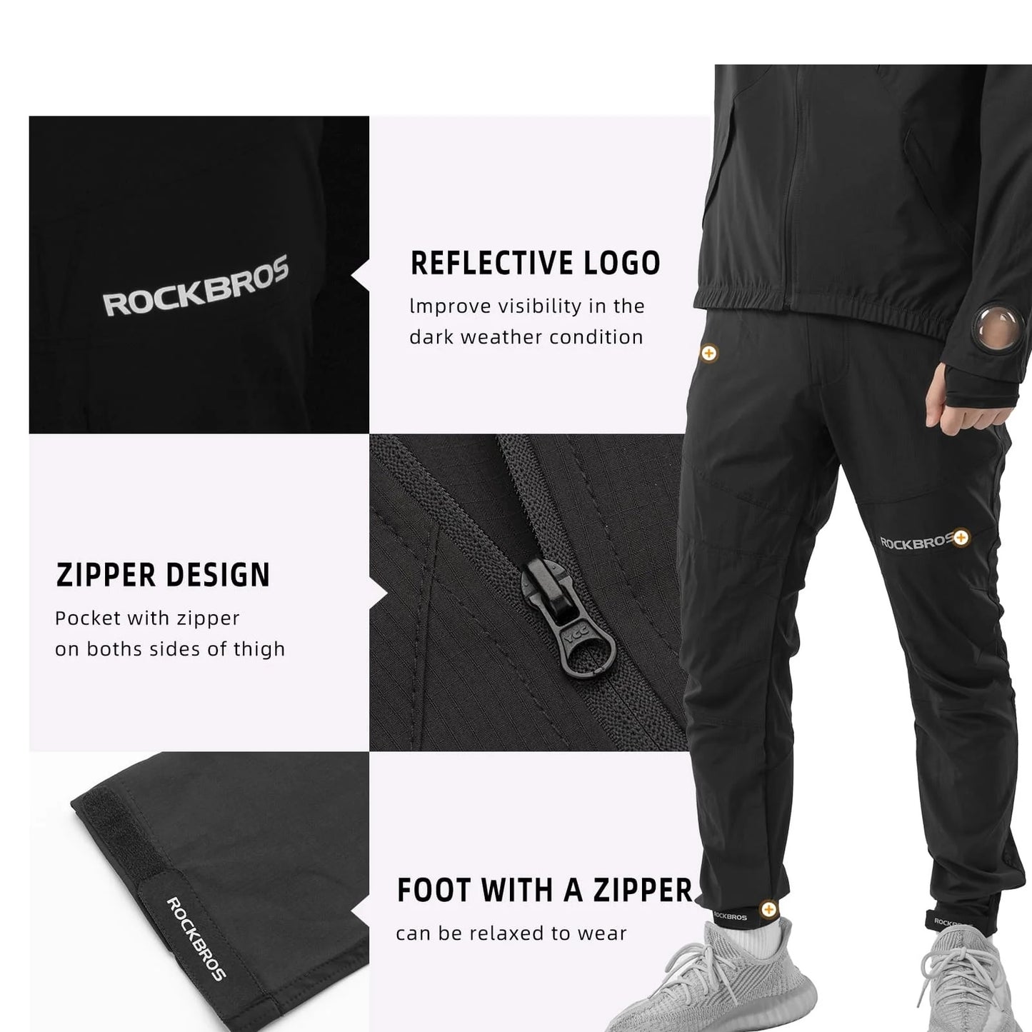 ROCKBROS Cuissard homme avec rembourrage vélo de course cuissard court VTT