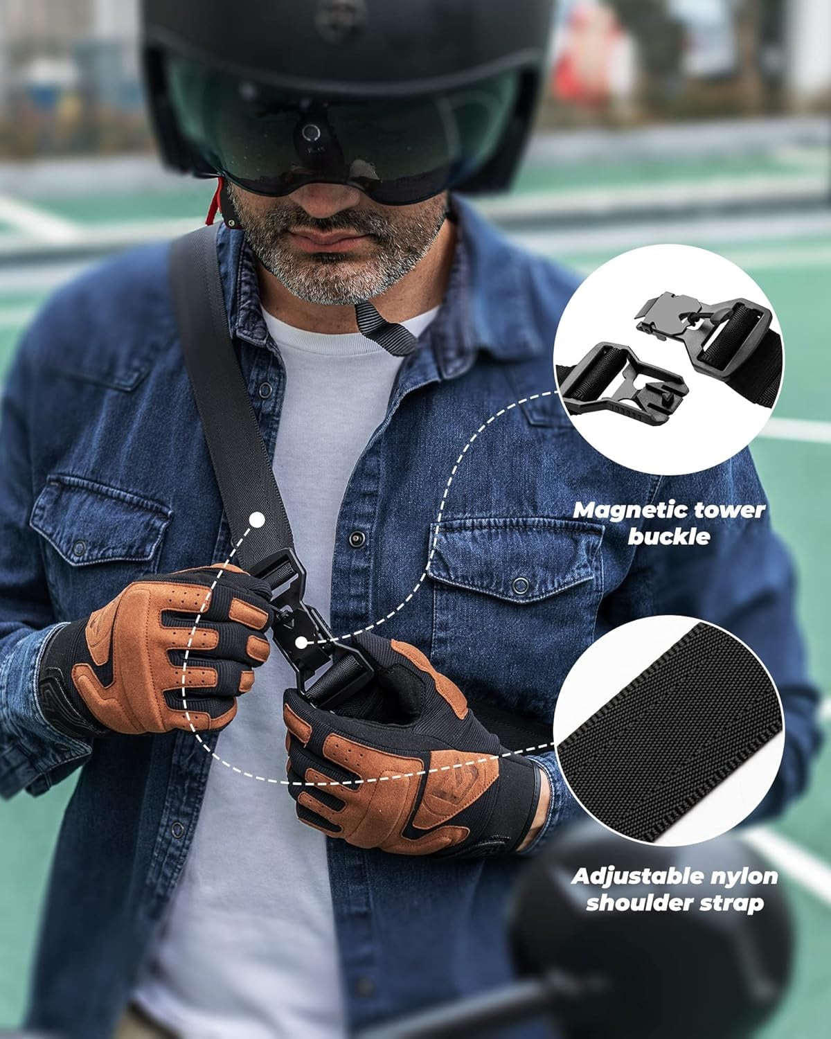 ROCKBROS sac à bandoulière vélo ceinture sac multifonction sac à main moto
