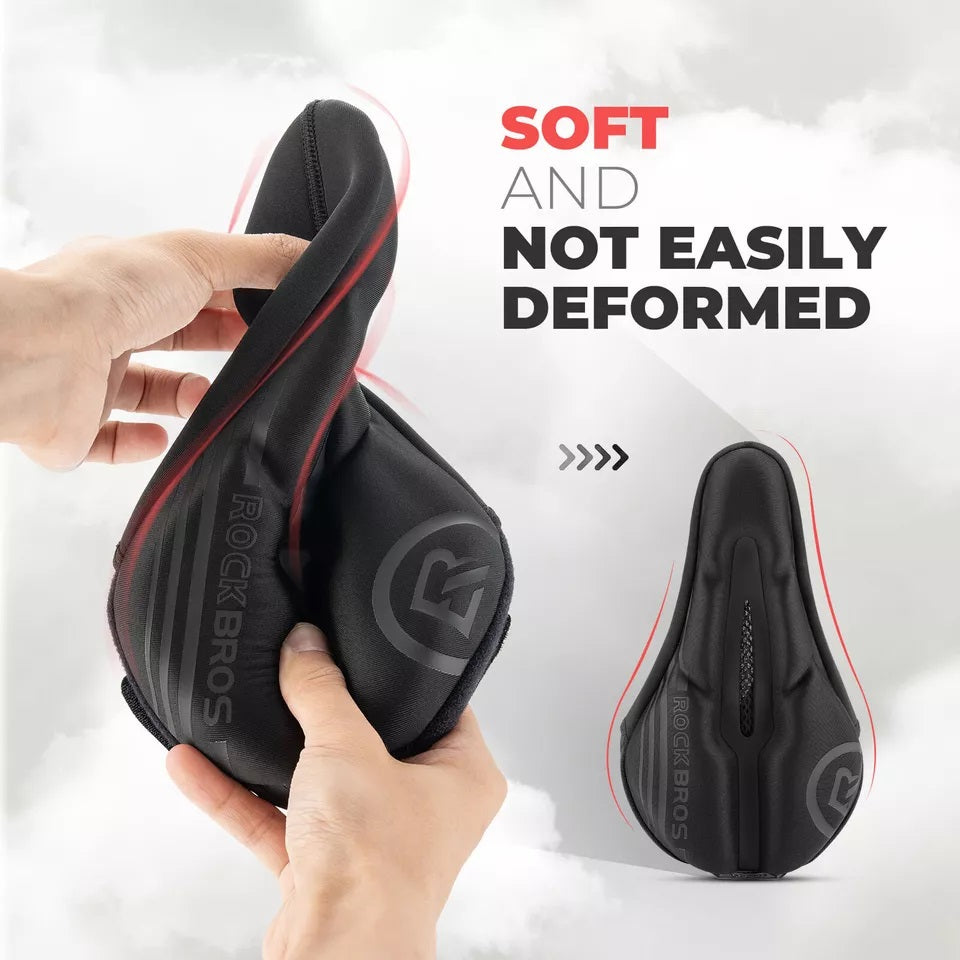 ROCKBROS housse de selle de vélo housse de selle en gel avec housse de pluie unisexe