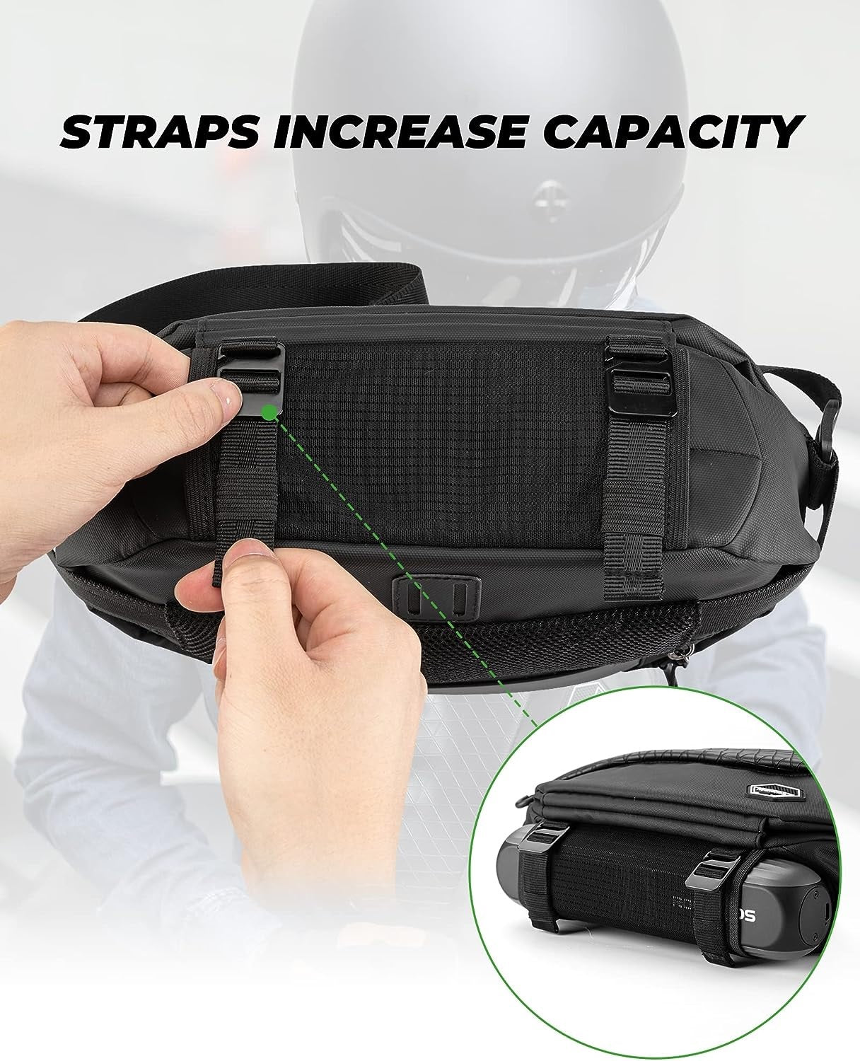 ROCKBROS sac à bandoulière vélo ceinture sac multifonction sac à main moto