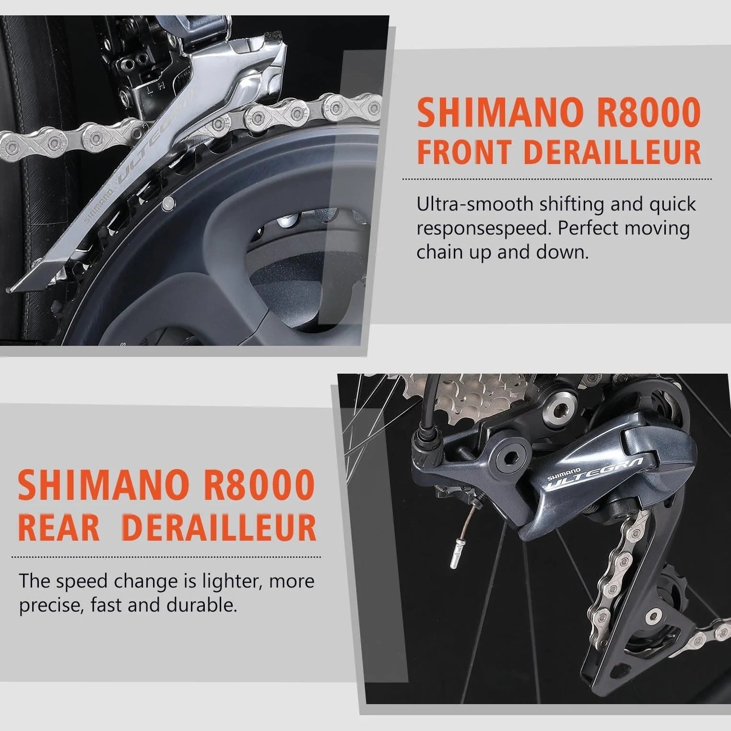 RINOS Vélo de gravel Carbon Sandman5.0 Shimano R8000 Ultegra