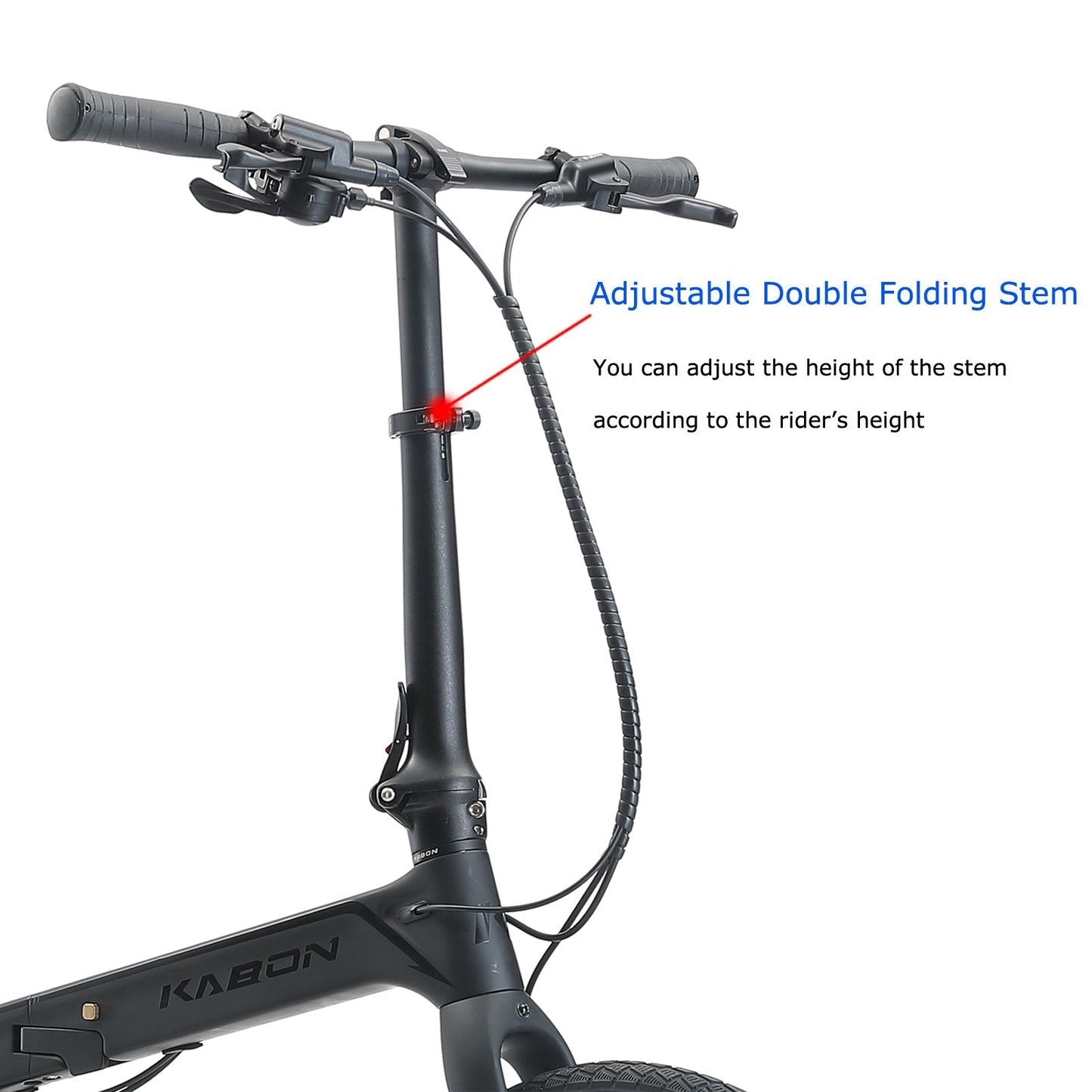 KABON City vélo pliant carbone Shimano Altus 9S 20 pouces avec roues en carbone