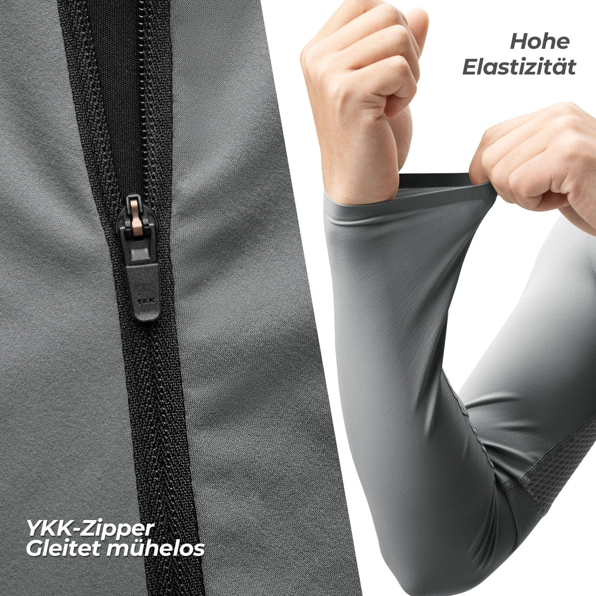 ROCKBROS Maillot de Cyclisme Manches Longues Homme, Respirant et Séchage Rapide, Élastique