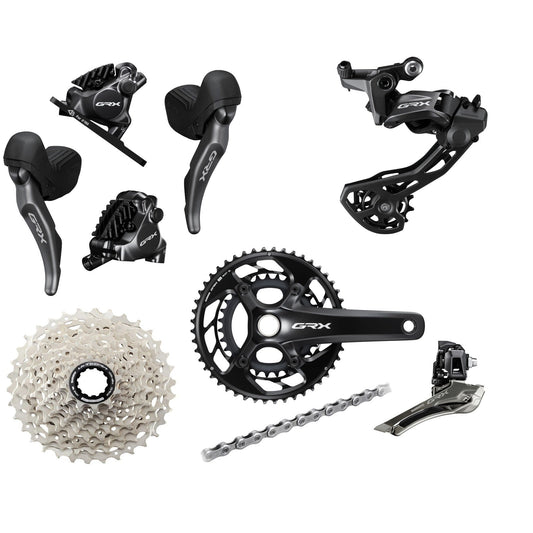 Groupe de transmission Shimano GRX RX820 2x12 vitesses