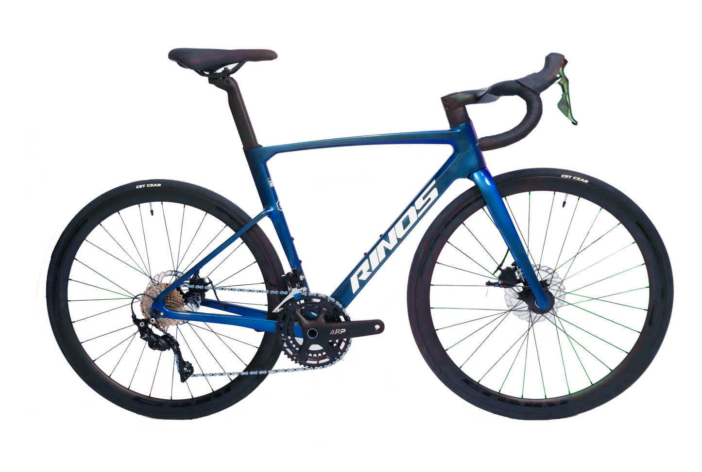 RINOS Vélo de route en carbone 700C Shimano SORA R3000 18 vitesses Odin1.0