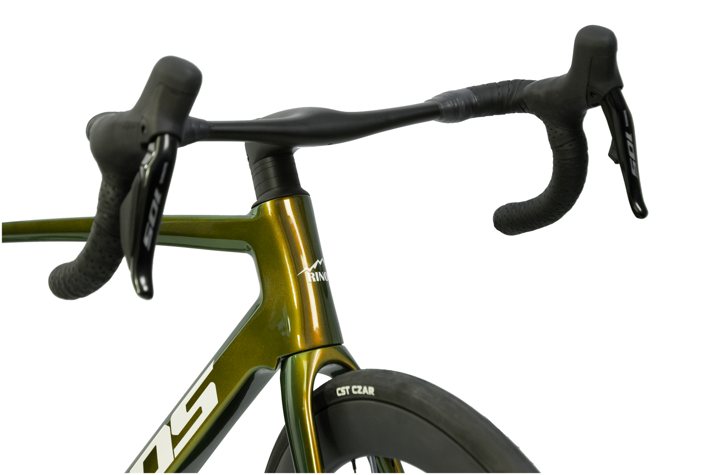 RINOS Vélo de route entièrement en carbone Odin 6.1 Shimano 105 Di2 R7150 24 vitesses
