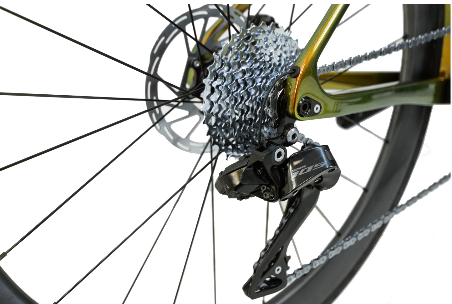 RINOS Vélo de route entièrement en carbone Odin 6.1 Shimano 105 Di2 R7150 24 vitesses