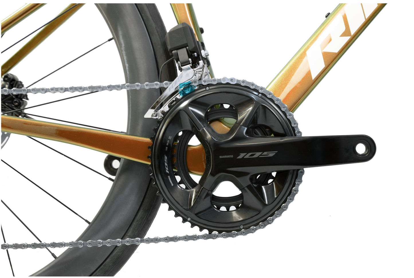 RINOS Vélo de route entièrement en carbone Odin 6.1 Shimano 105 Di2 R7150 24 vitesses