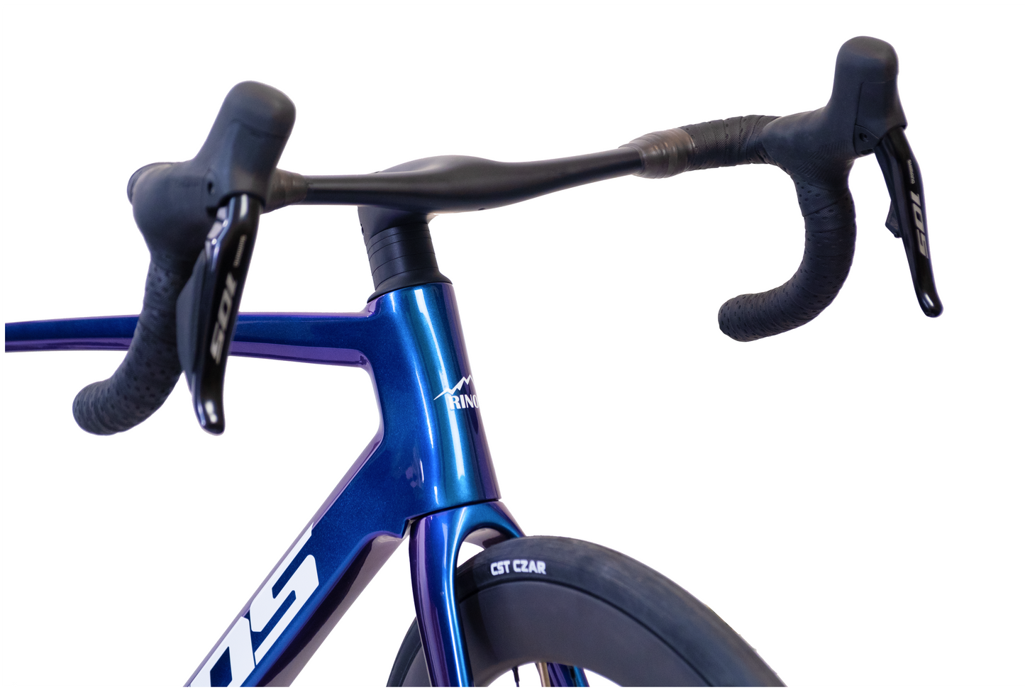 RINOS Vélo de route entièrement en carbone Odin 6.1 Shimano 105 Di2 R7150 24 vitesses