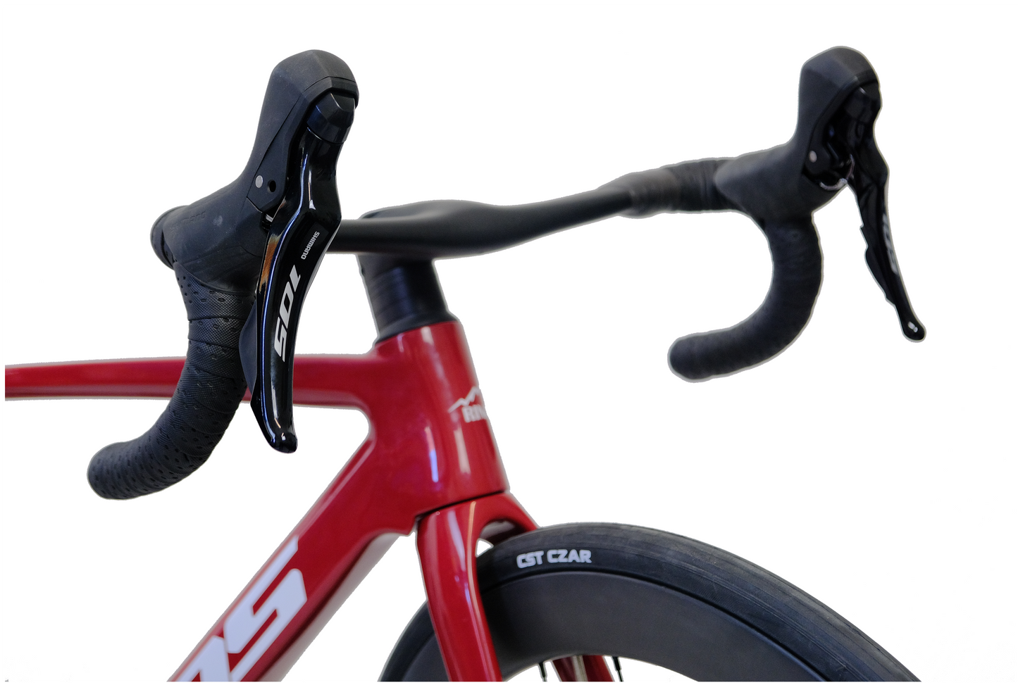 RINOS Vélo de route entièrement en carbone Odin 4.1 Shimano 105 ST-R7120 24 vitesses