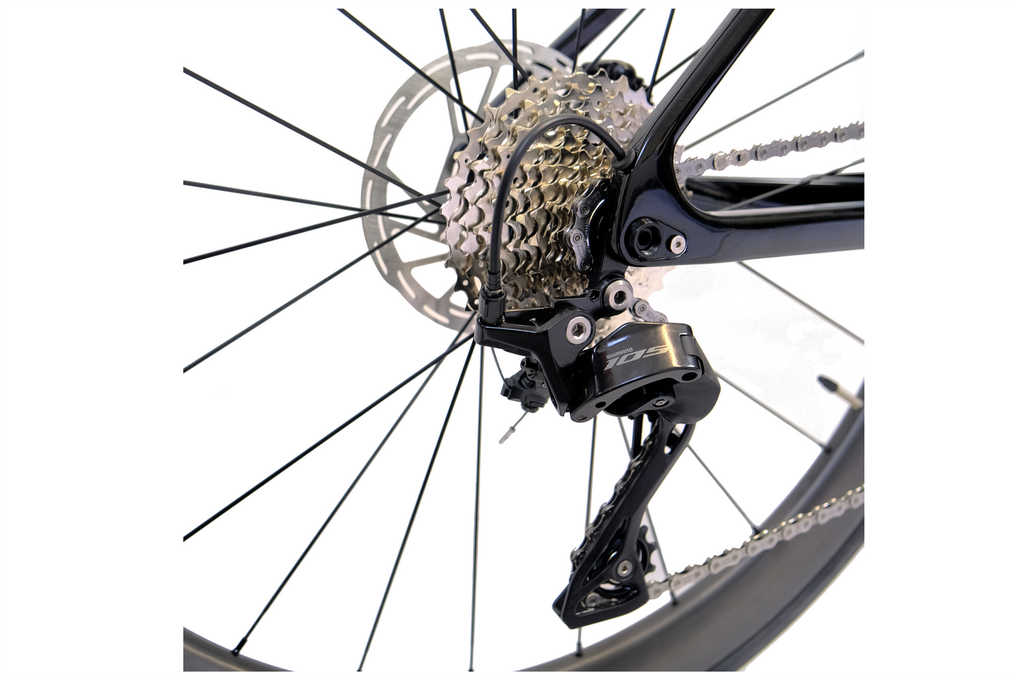 RINOS Vélo de route entièrement en carbone Odin 4.1 Shimano 105 ST-R7120 24 vitesses