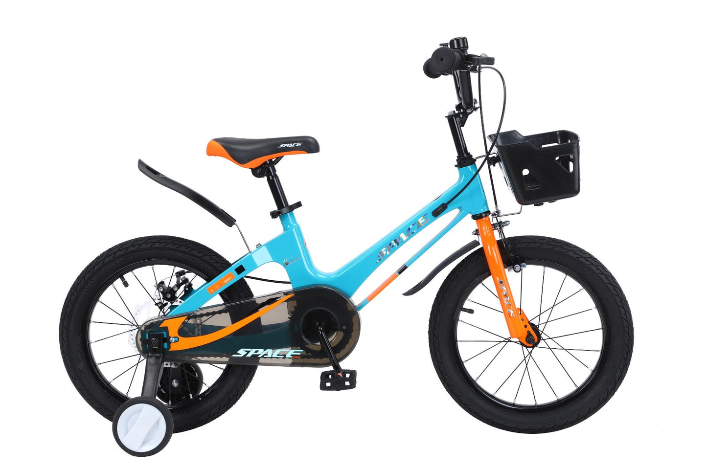 Vélo enfant SKYS de 3 à 9 ans 14/16/18 pouces bleu orange