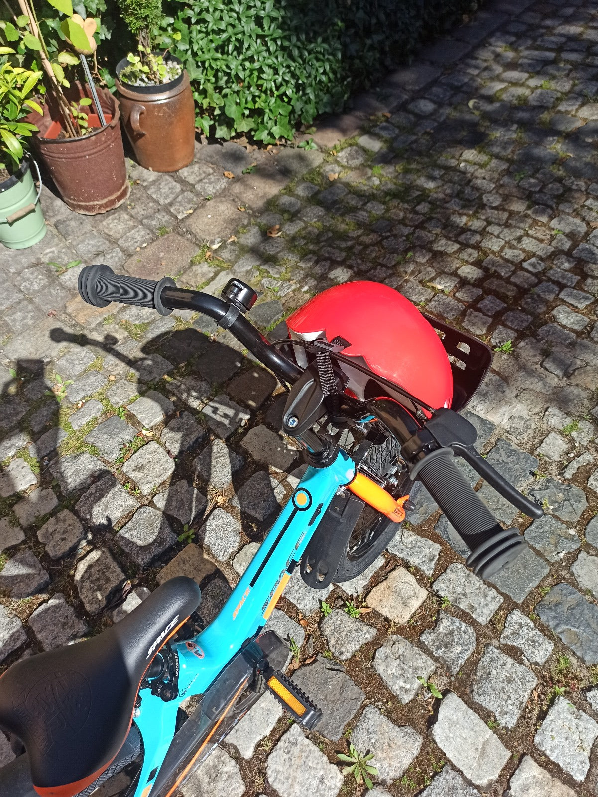 Vélo enfant SKYS de 3 à 9 ans 14/16/18 pouces bleu orange