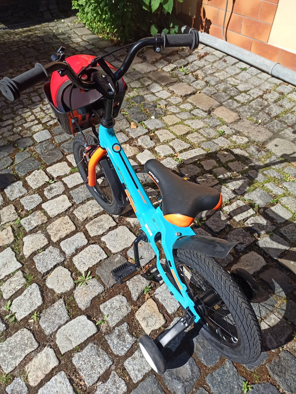 Vélo enfant SKYS de 3 à 9 ans 14/16/18 pouces bleu orange
