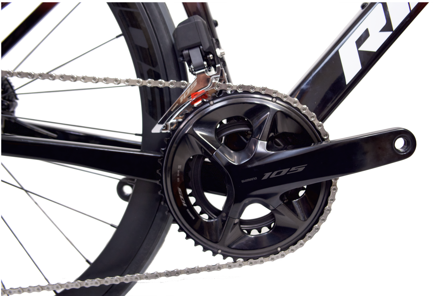 RINOS Vélo de route en carbone Odin 6.0 700C Shimano 105 Di2 R7150 24 vitesses