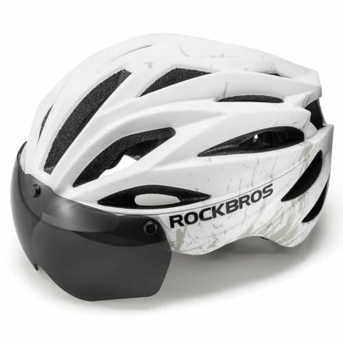 Casque de vélo ROCKBROS Casque MTB Magnétique Amovible avec Visière