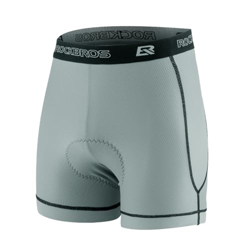 ROCKBROS Cuissard de cyclisme homme avec rembourrage de selle 4D Respirant