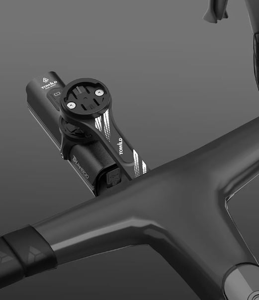 TOWILD Support d'extension intégré pour éclairage d'ordinateur de vélo et GoPro