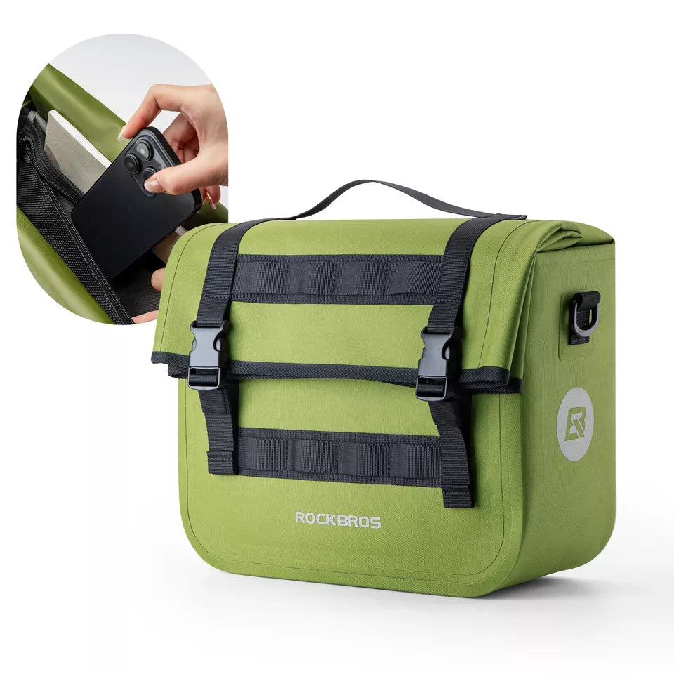 Sac à bagages vélo/moto ROCKBROS sacoche 600D 9-15L hydrofuge