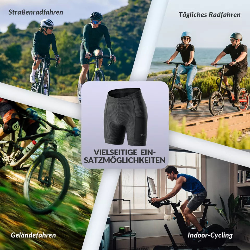 ROCKBROS TVI short de cyclisme short de cyclisme femme short de cyclisme rembourré 4D leggings courts