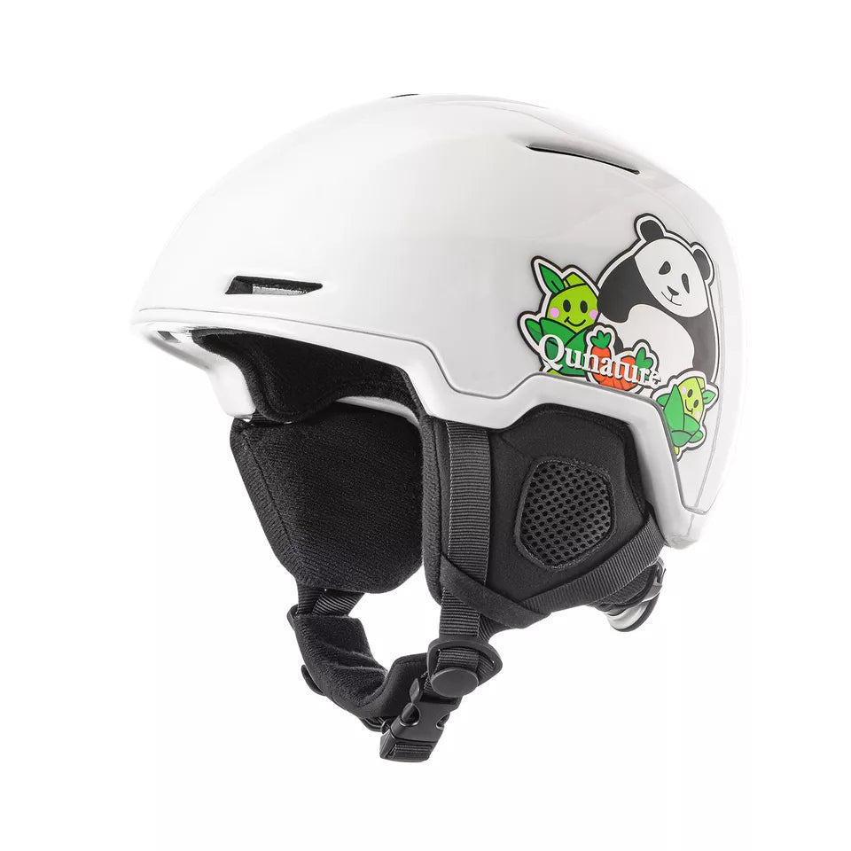 Qunature casque de snowboard/ski avec cache-oreilles casque de snowboard pour femmes et hommes 54-61 cm