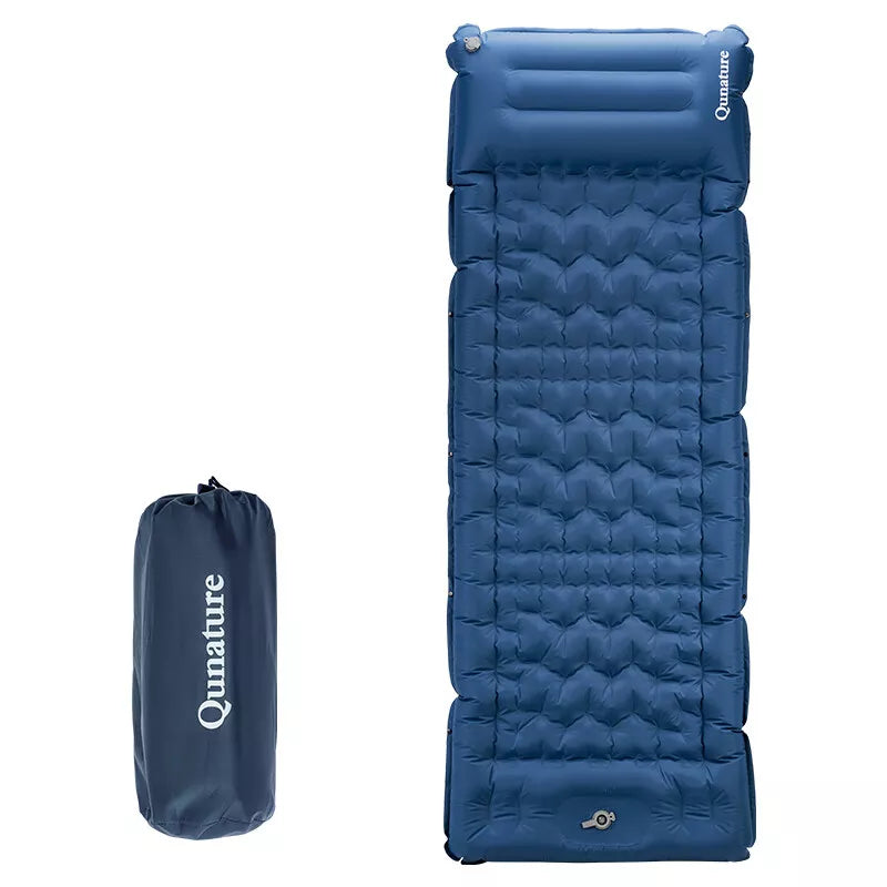Tapis de couchage gonflable QUNATURE 197*71 cm matelas gonflable 2 couleurs