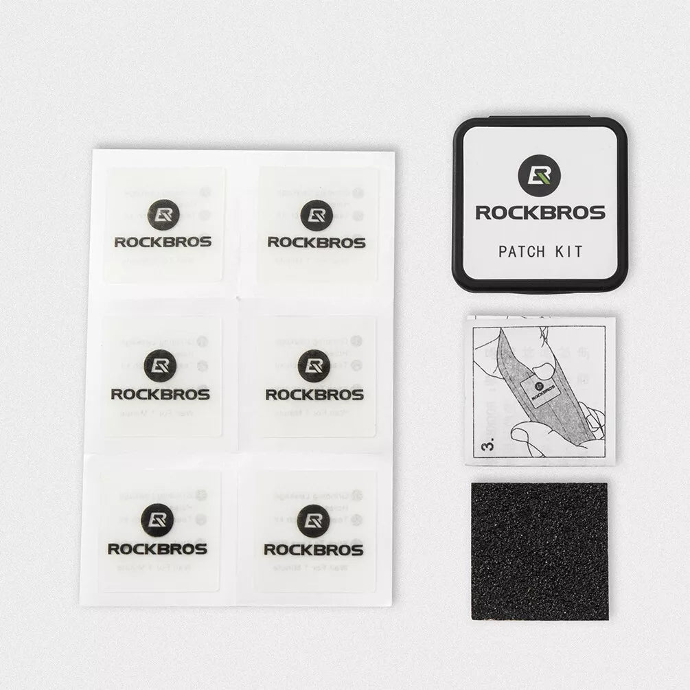 Patchs de réparation de pneus de vélo ROCKBROS pour pneus de vélo, aucune colle requise