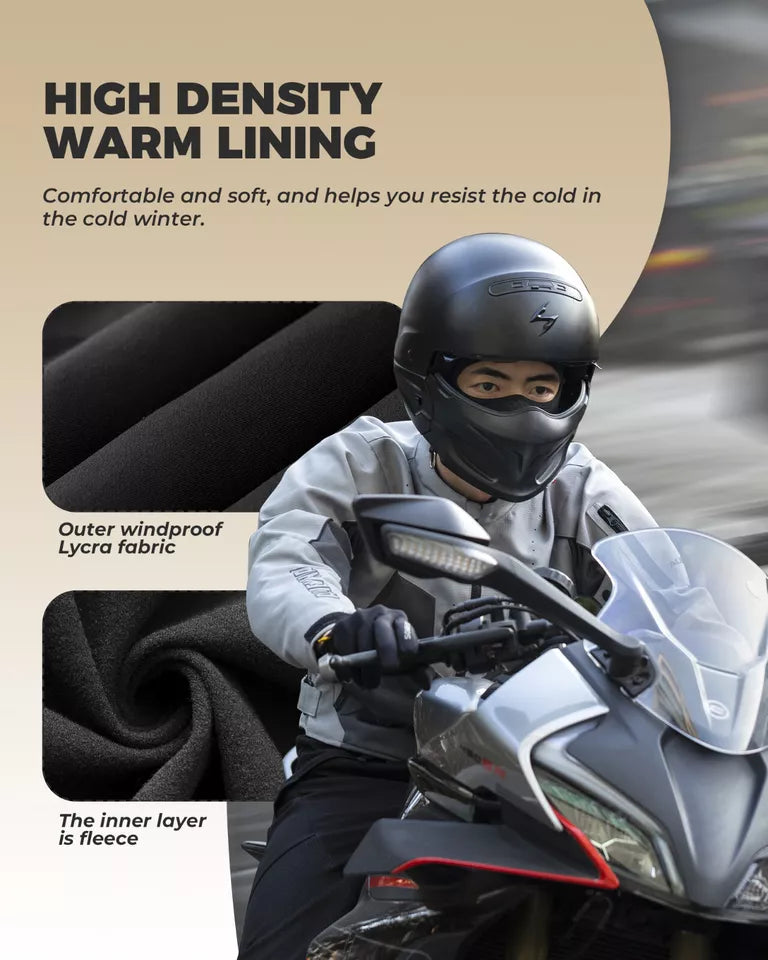 ROCKBROS couvre-tête de moto cagoule polaire chaude cagoules de vélo