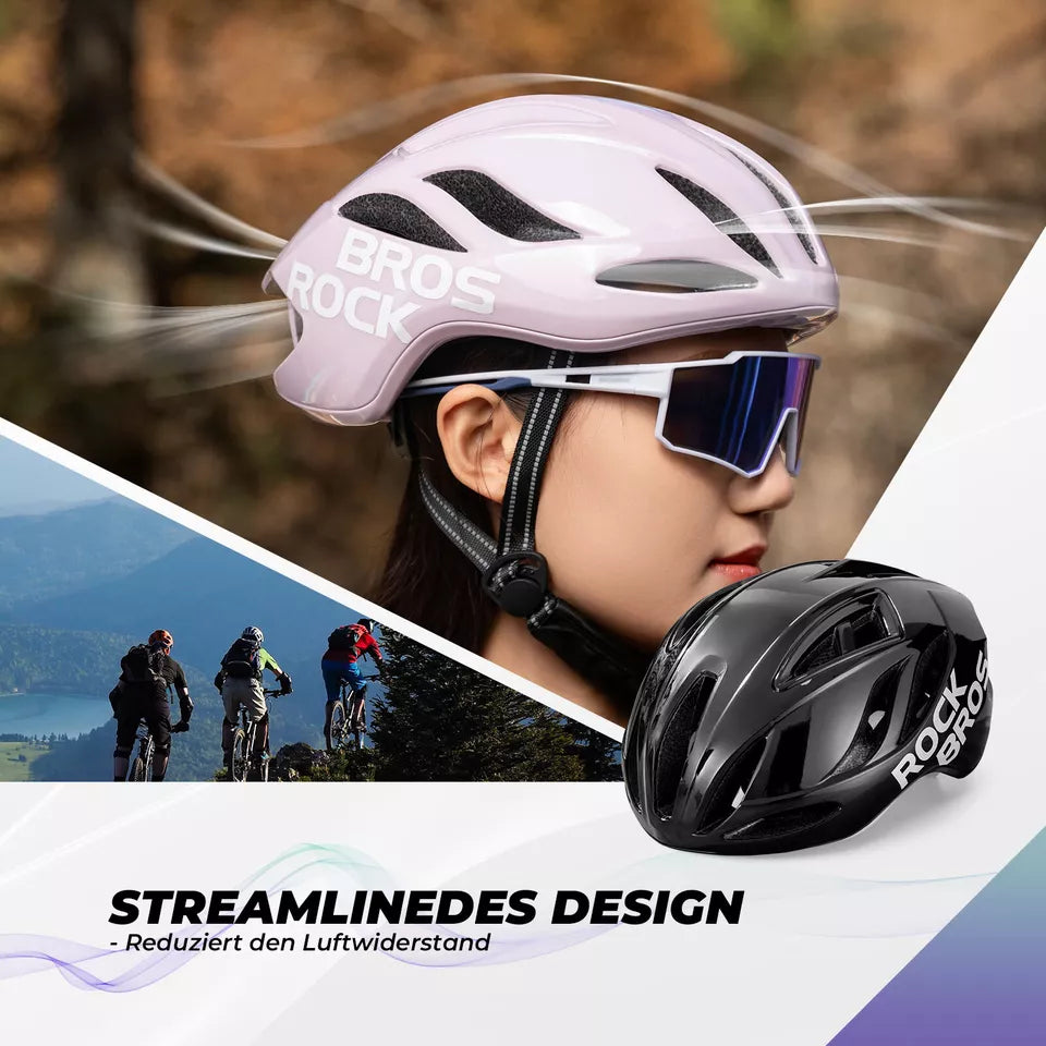 ROCKBROS casque de vélo casque de vélo de route 58-62CM unisexe adultes pour vtt casque de vélo de route