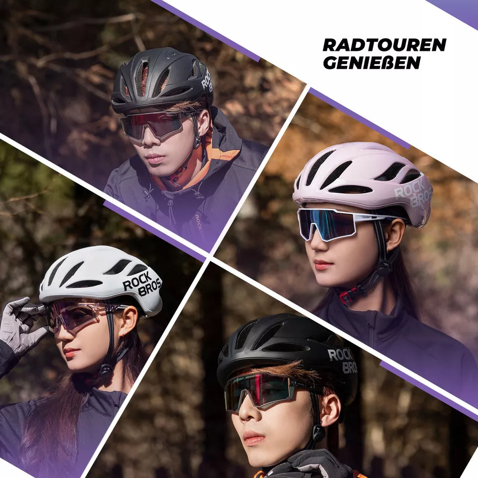 ROCKBROS casque de vélo casque de vélo de route 58-62CM unisexe adultes pour vtt casque de vélo de route