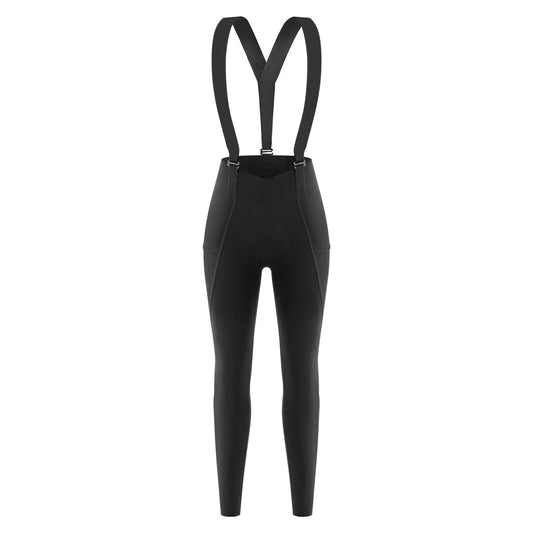 ROCKBROS Cuissard de cyclisme, cuissard à bretelles, pantalon long, pantalon de cyclisme VTT rembourré avec bretelles