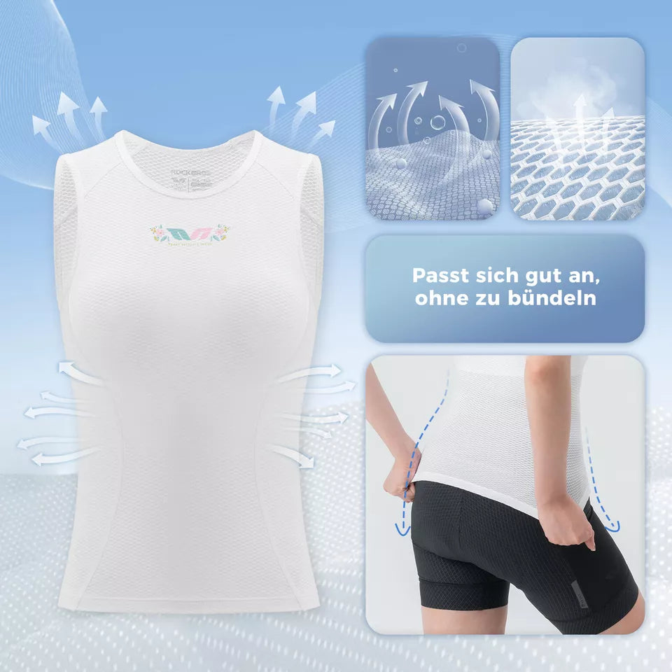 ROCKBROS TVI maillot de cyclisme maillot de corps sans manches femme chemise fonctionnelle gilet