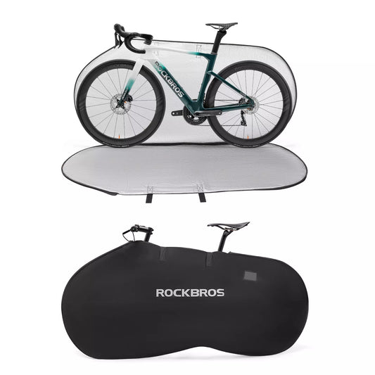 ROCKBROS sac de transport de vélo pour 1 vélo jusqu'à 26 pouces sac de rangement VTT