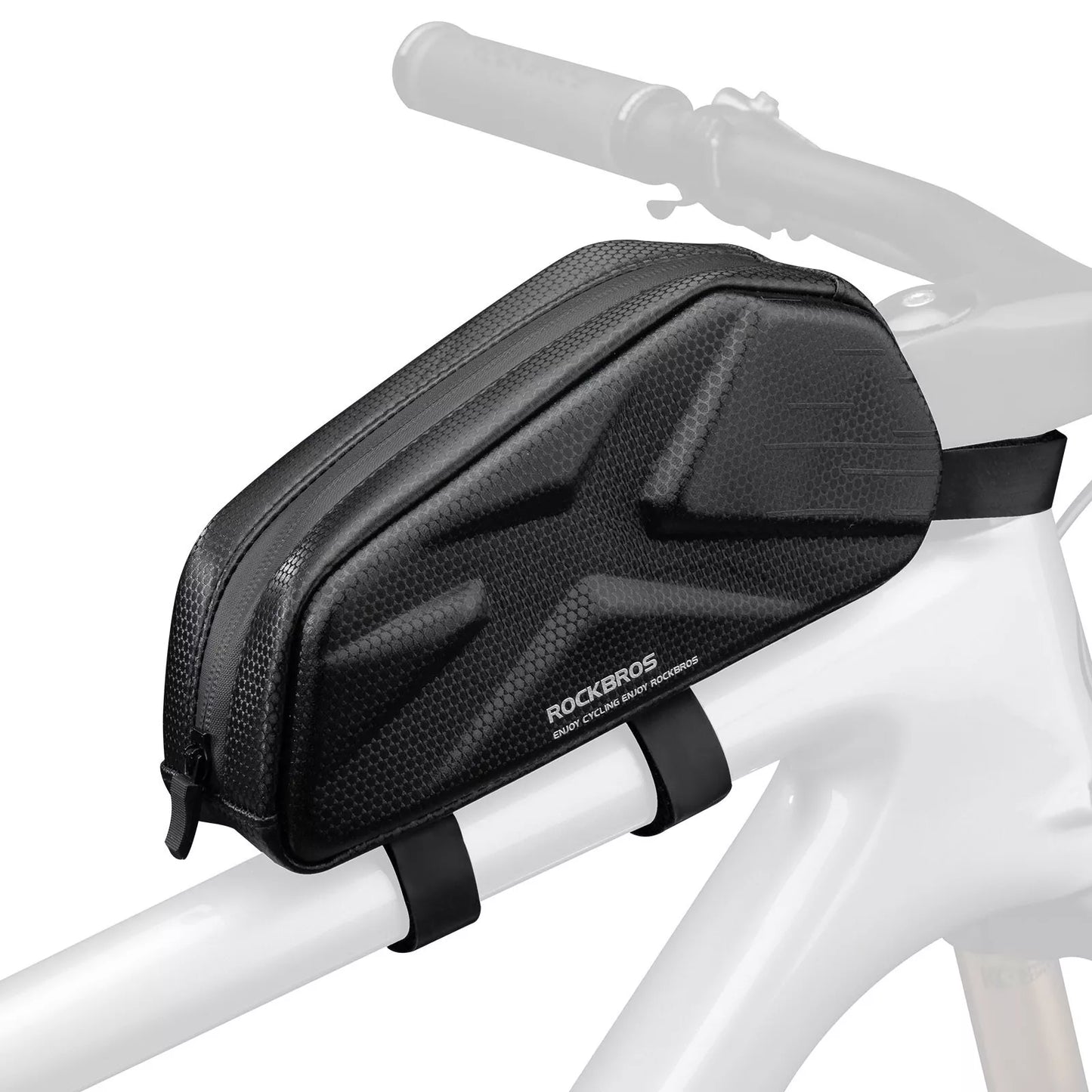 ROCKBROS 1,4 L sac de cadre sac de vélo pour cadres de vélo étanche jusqu'à 6,8 pouces