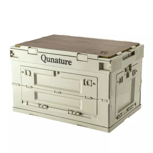 Qunature Boîte de Camping Pliable Organisateur Boîte de Camping Boîte de Rangement 26/55/60L