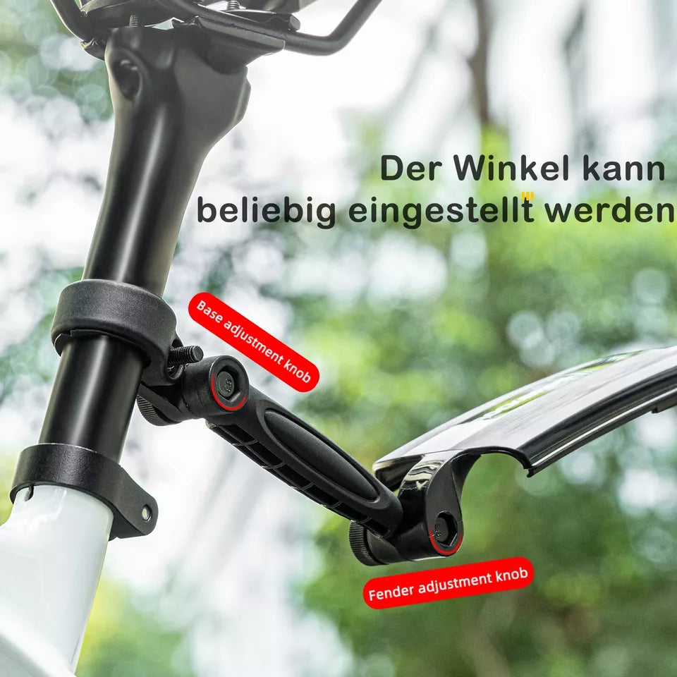 Jeu de garde-boue de vélo ROCKBROS avant + arrière pour 24-29 pouces, rétractable et réglable