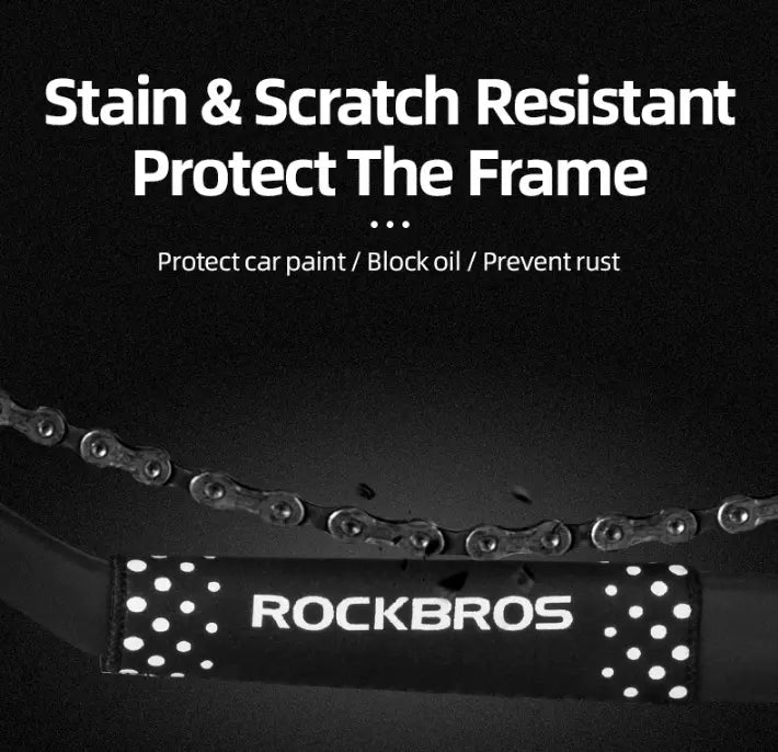 Bases de protection de cadre de vélo ROCKBROS Protège contre les frottements causés par les chaînes