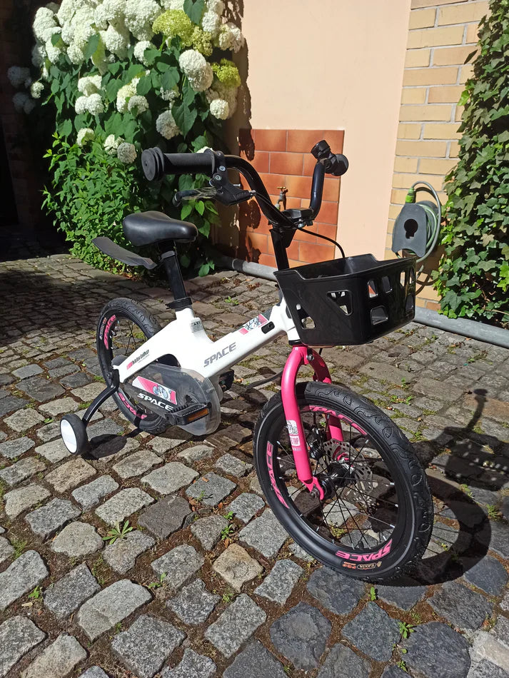 Vélo enfant SKYS de 3 à 9 ans 14/16/18 pouces rose